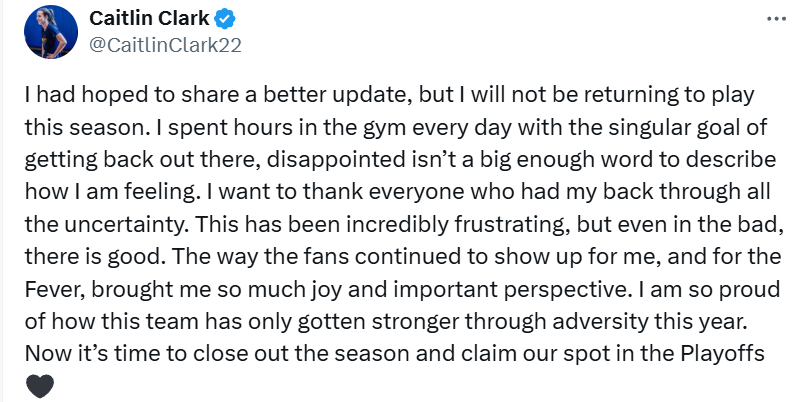 狂热遭重创！克拉克自宣赛季报销：失望远不足以形容我此刻心情