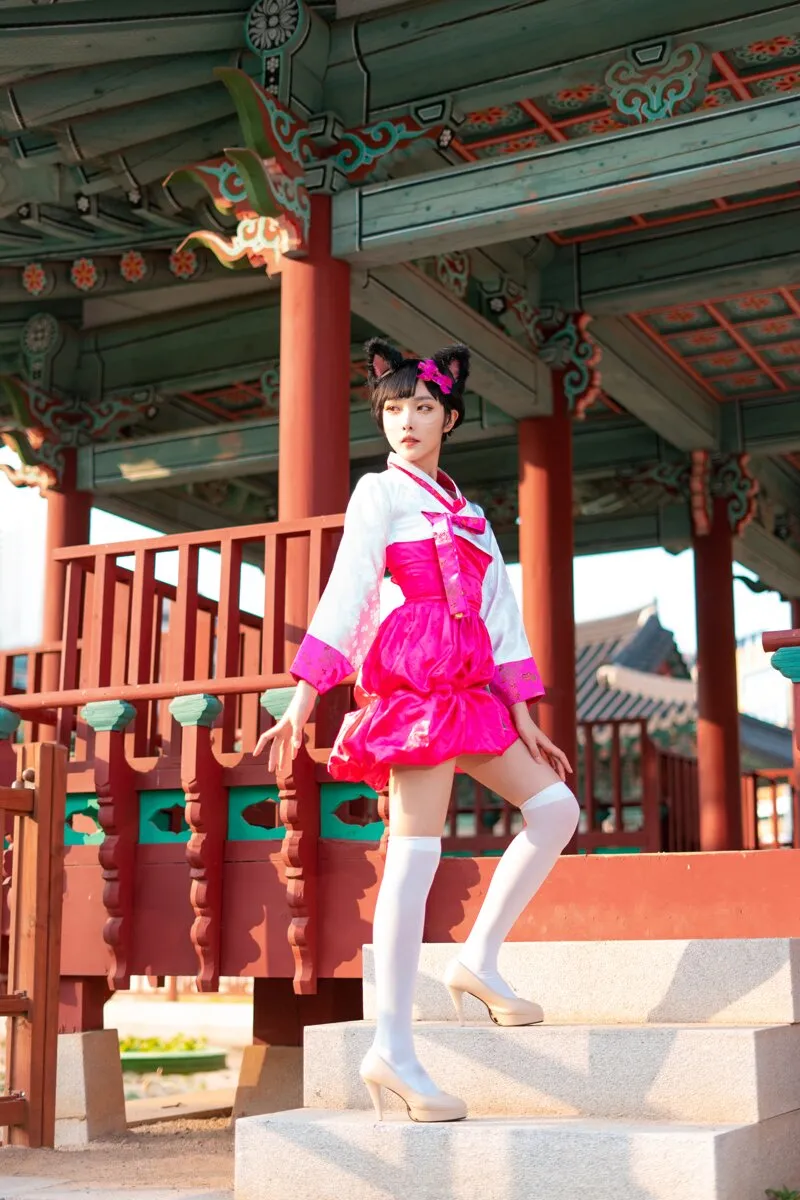 阿狸cos：这就是高丽风情九尾妖狐，你懂吗