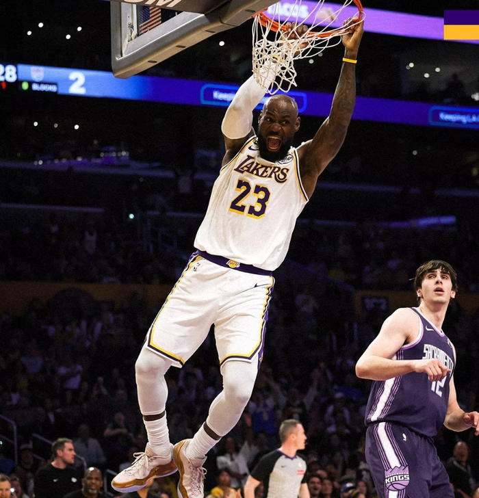 九游体育APP-詹姆斯再创纪录，助攻升队史第五，41岁后21次20+历史第一！|湖人|迈克-詹姆斯|洛杉矶湖人队|nba|篮板_新浪体育_新浪新闻